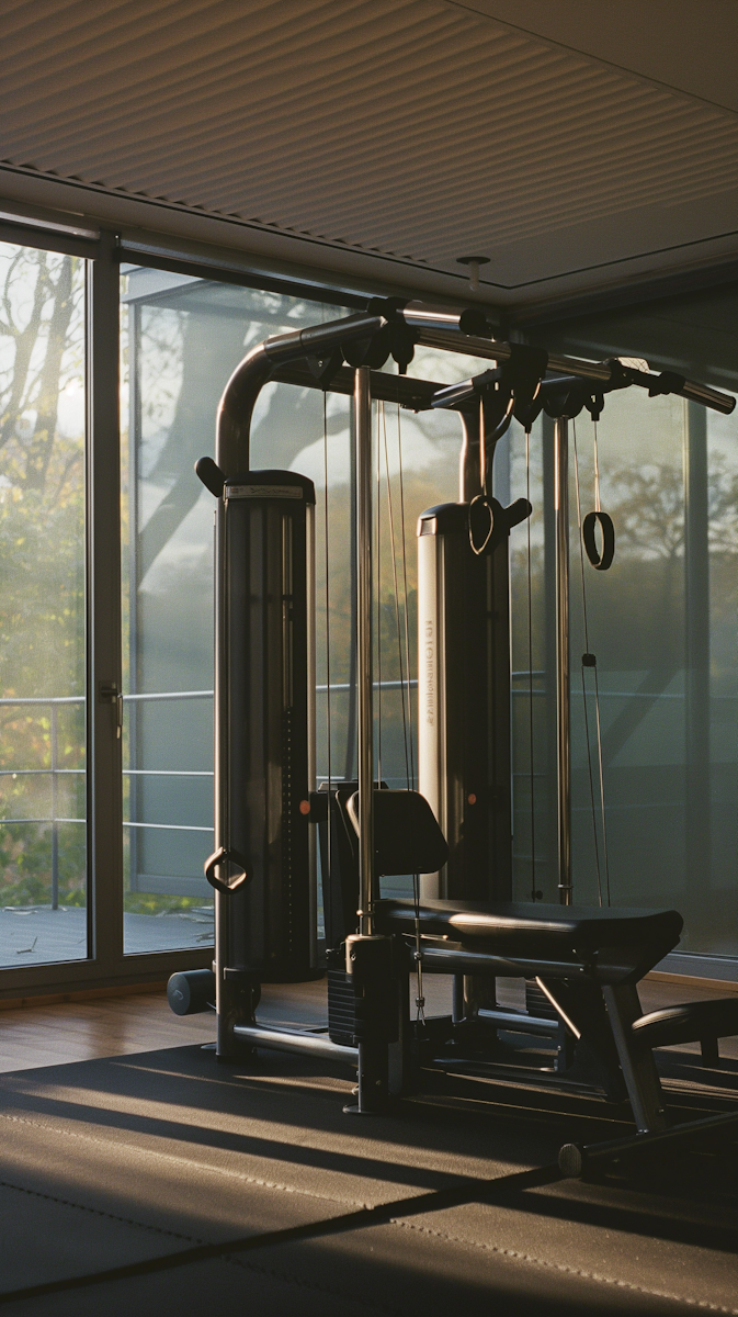 Strength Area — free weights and racks